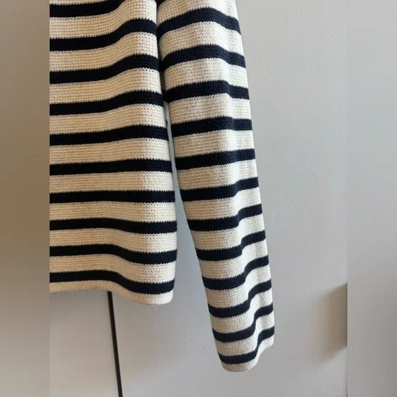 Alex Mill Paris Sweater Jacket in Stripe - Picture 10 of 12